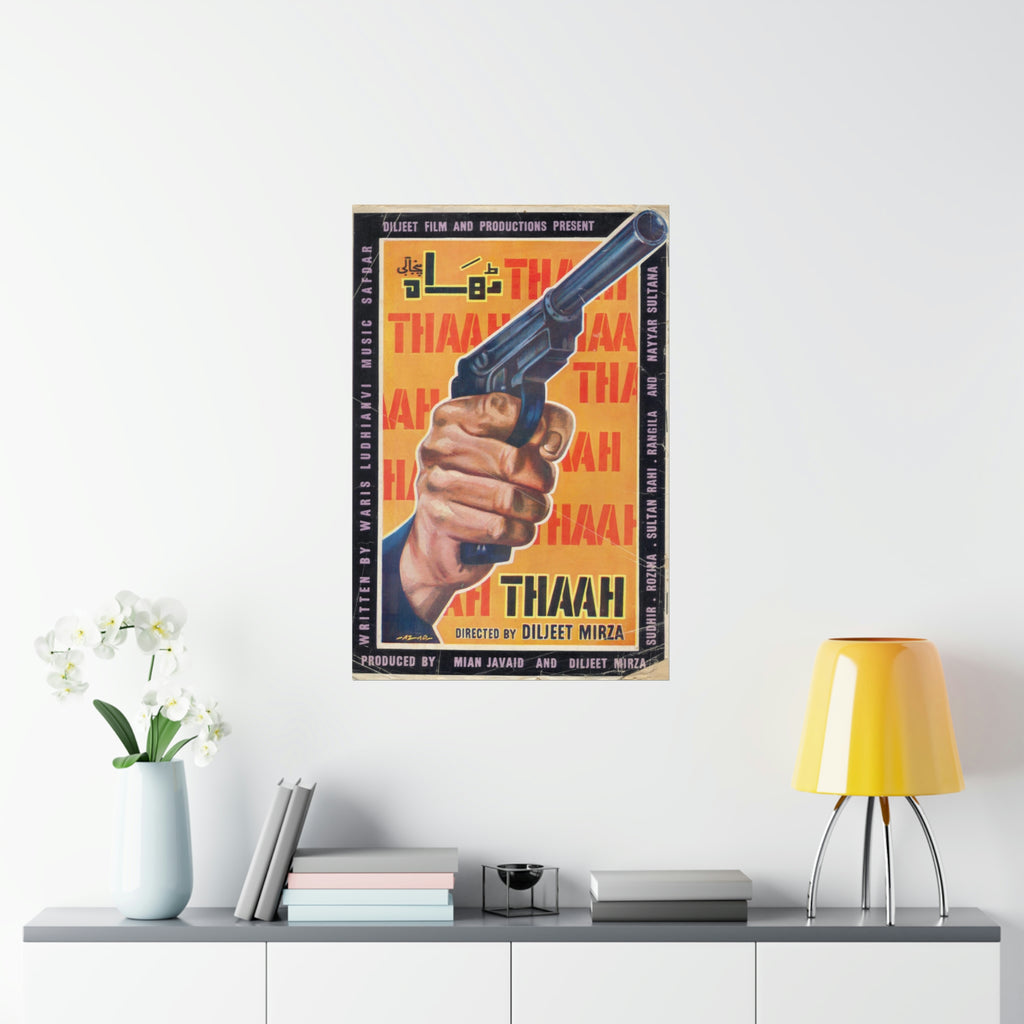 Thaah (1974) Poster - Premium Matte Vertical Posters - www.desimovies.biz