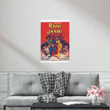 Rani Aur Jani (1973) Premium Matte Vertical Posters - www.desimovies.biz