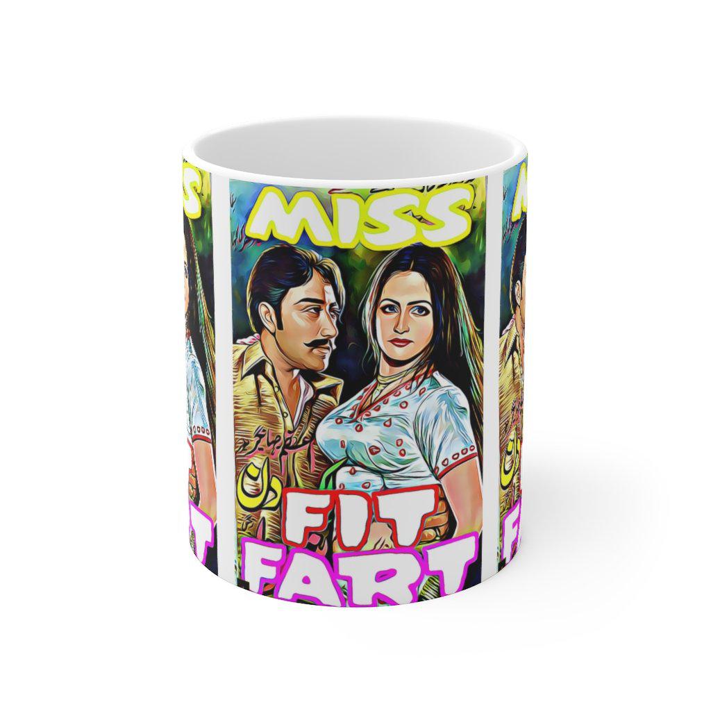 Mis Fit Fart - Lollywood Ceramic Mug 11oz - www.desimovies.biz