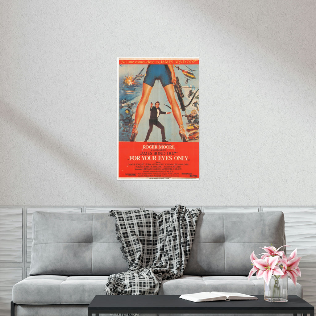 For Your Eyes Only - The Infamous Censored Poster - Premium Matte Vertical Poster - www.desimovies.biz