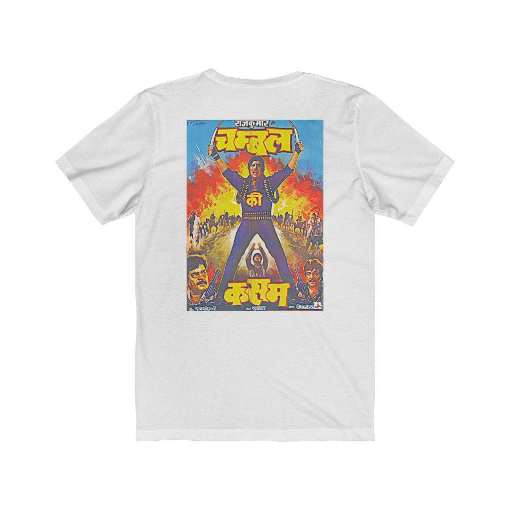 Raj Kumar - Jungbaaz & Chambal ki Kasam - Unisex Jersey Short Sleeve Tee - www.desimovies.biz