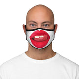 Hot Lips - Fitted Polyester Face Mask - www.desimovies.biz