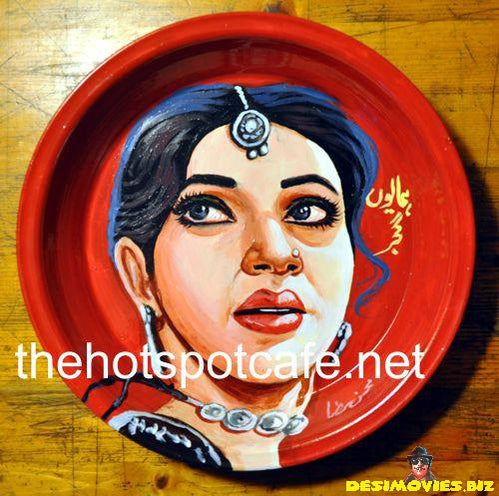 Lollywood Classics - Individually Hand Painted tin Plate - www.desimovies.biz