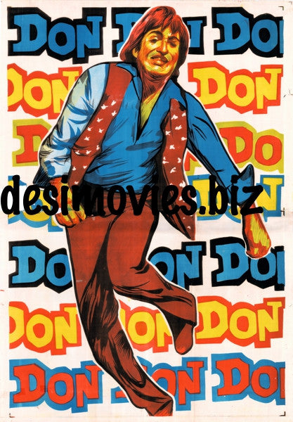 Don (1978) Double Sheet Poster (Linen Backed) - www.desimovies.biz