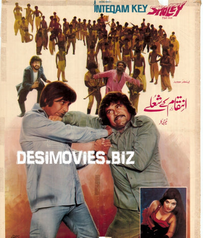 Inteqam ke Sholey (1976) Poster - www.desimovies.biz