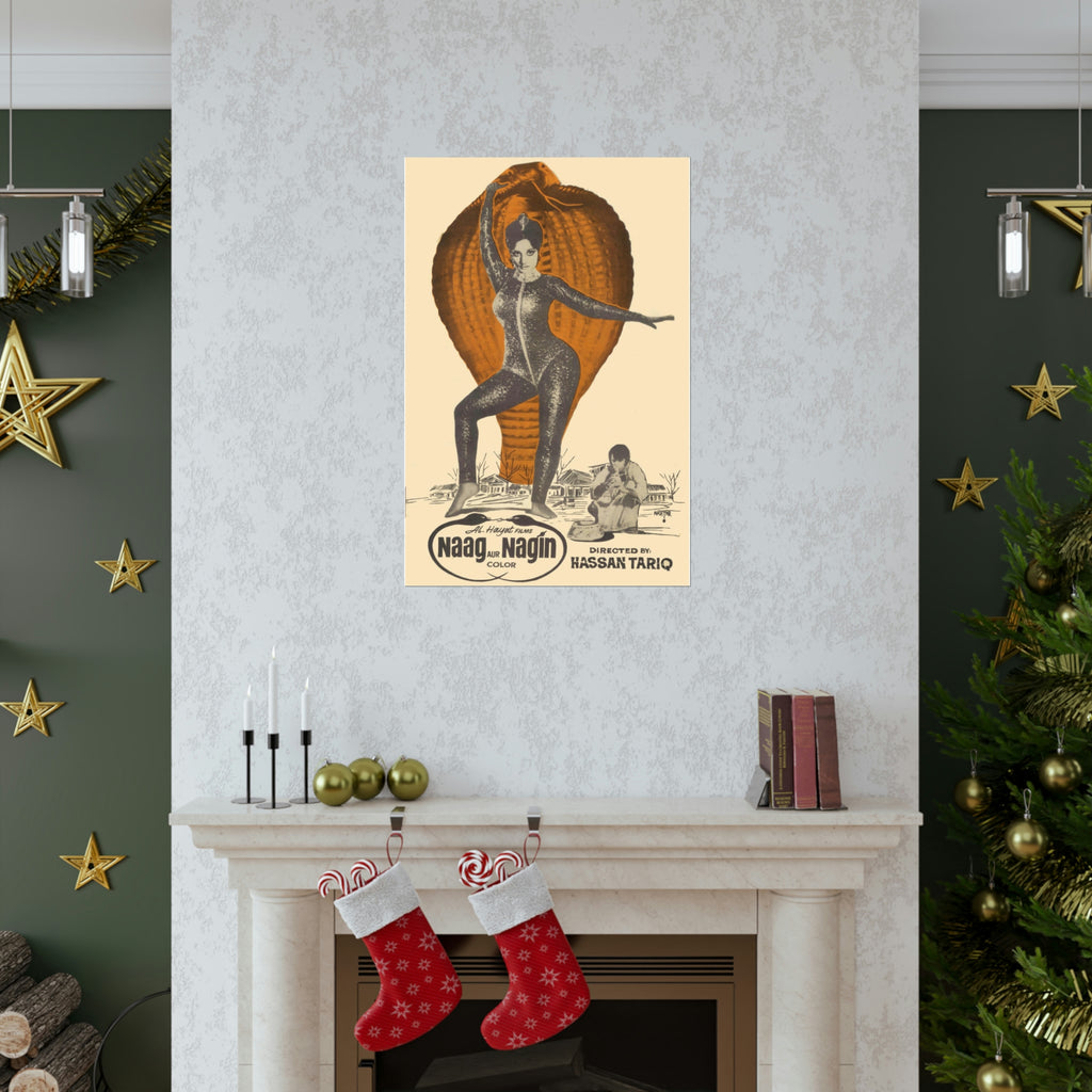 Naag aur Nagin (1976) Premium Matte Vertical Posters - www.desimovies.biz
