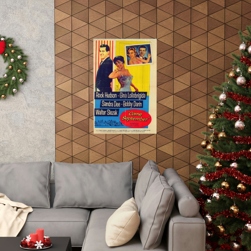 Come September (1961) Premium Matte Vertical Posters - www.desimovies.biz