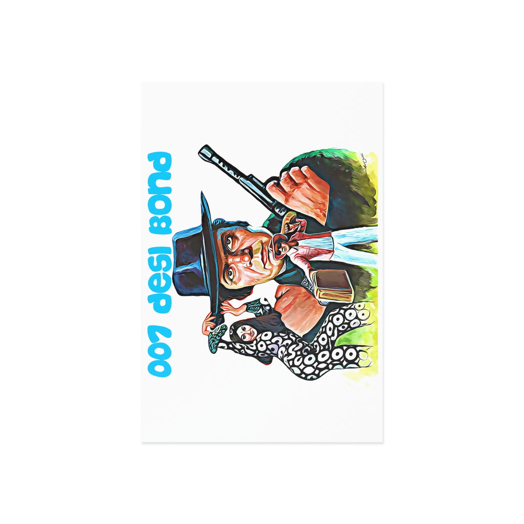 Desi Bond 007 Fine Art Postcards - www.desimovies.biz