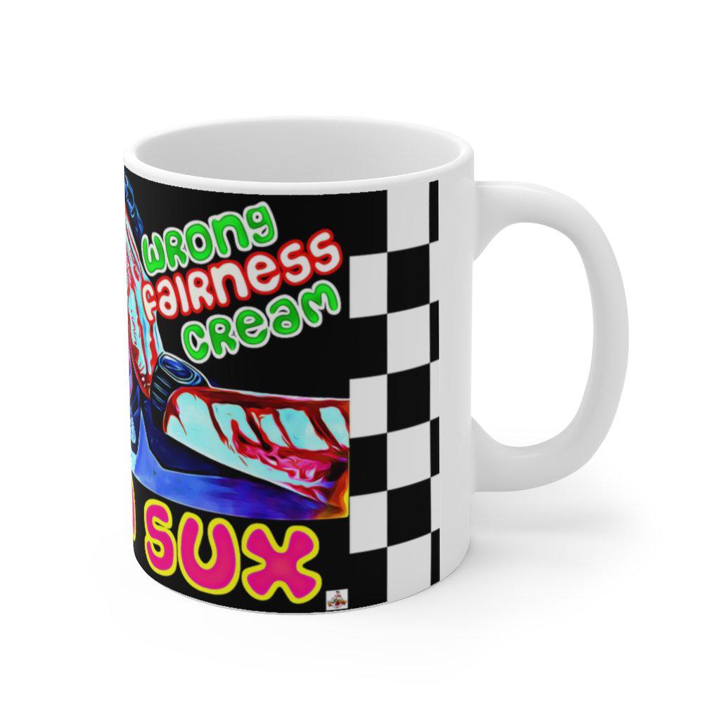 Racism Sux - Lollywood Art Ceramic Mug 11oz - www.desimovies.biz