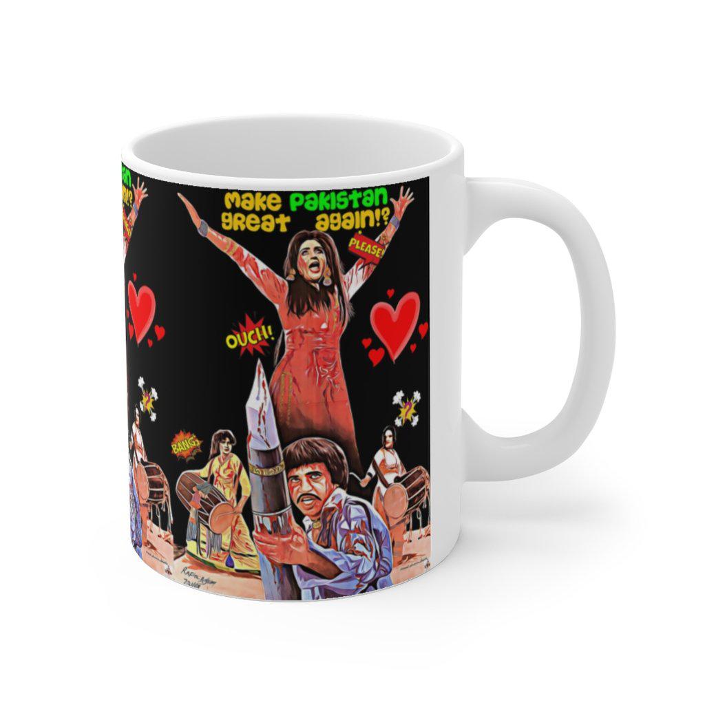 Make Pakistan Great Again Ceramic Mug 11oz - www.desimovies.biz