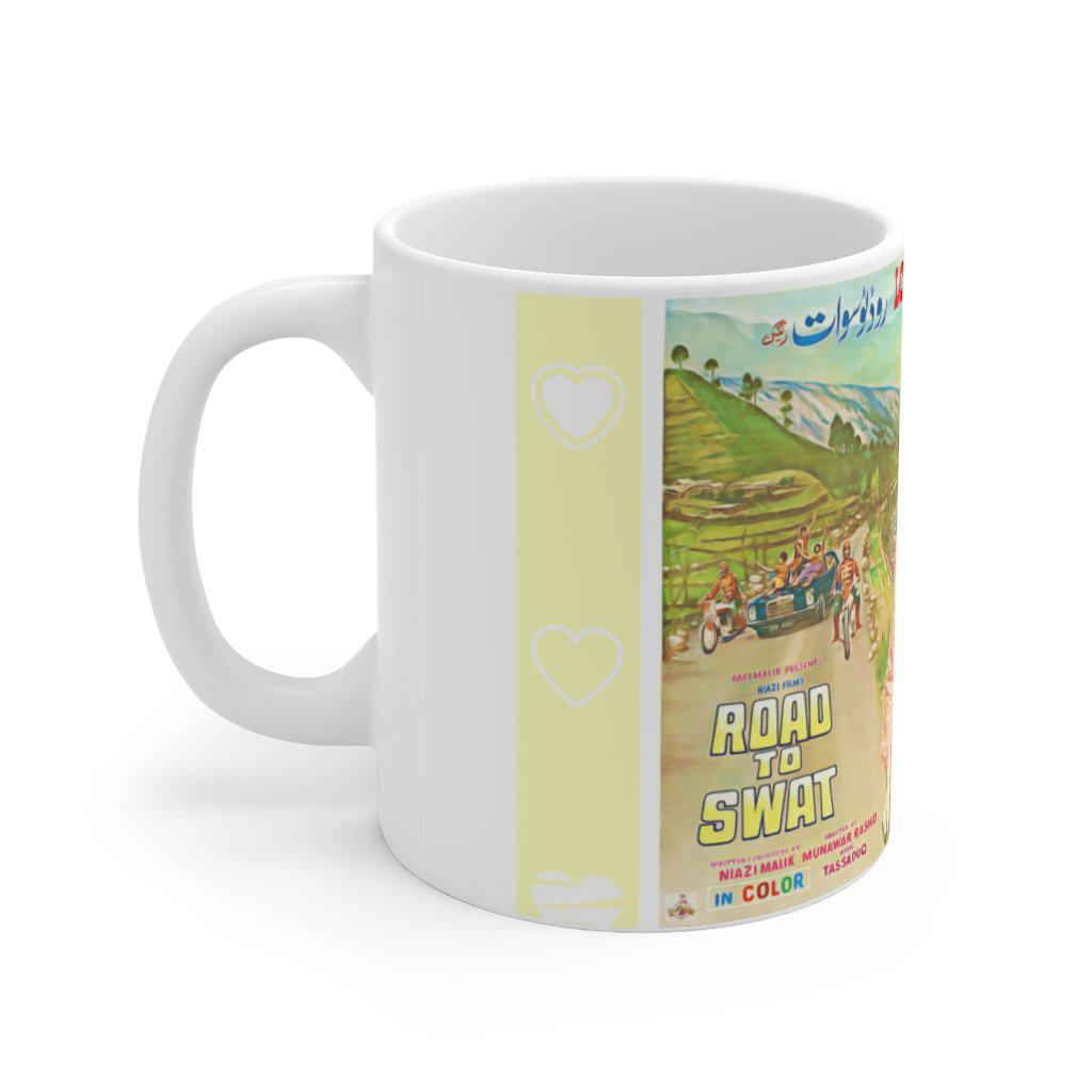 Road to Swat - Lollywood Classics Ceramic Mug 11oz - www.desimovies.biz