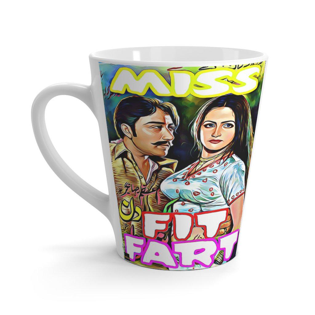 Miss Fit Fart - Lollywood - Latte Mug - www.desimovies.biz