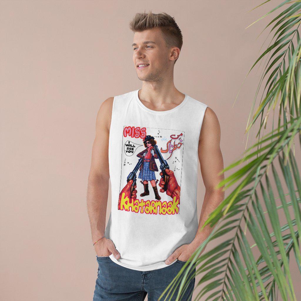 Miss Khatarnak - Girl Power - Unisex Barnard Tank - www.desimovies.biz
