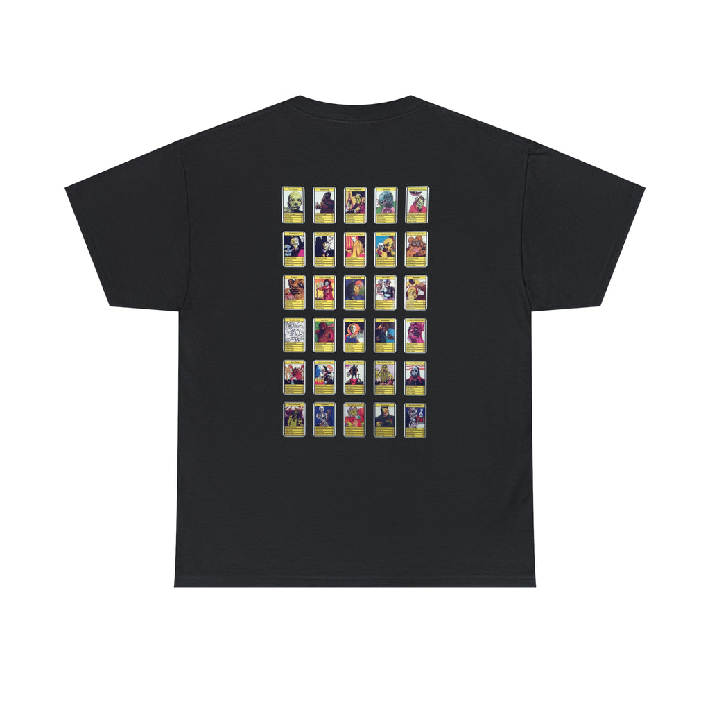 Top Trumps Horror Cards - Unisex Heavy Cotton Tee - www.desimovies.biz