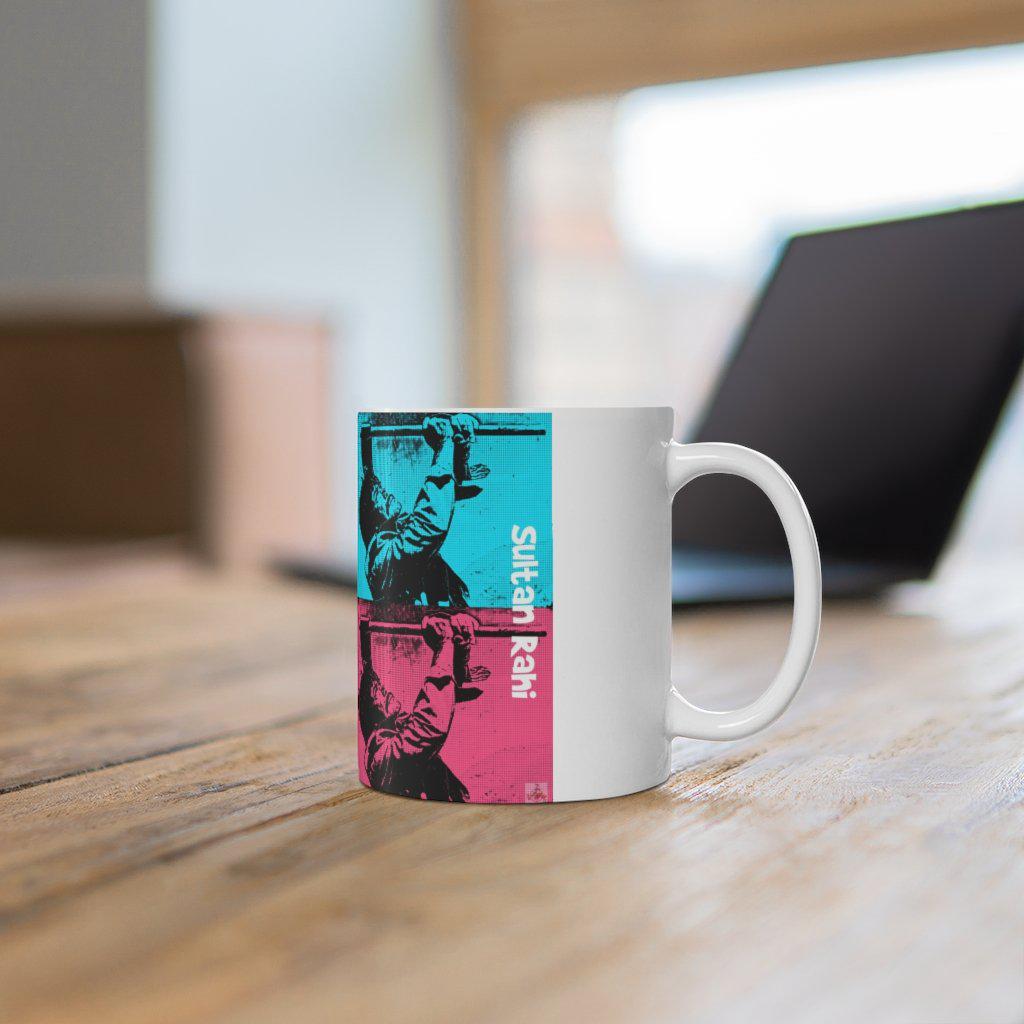Sultan Rahi - Lollywood Legends - Ceramic Mug 11oz - www.desimovies.biz