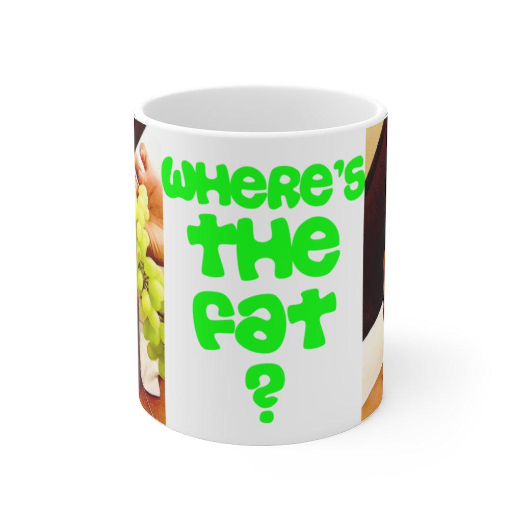 Umar Akmal "Where's The Fat?" - Ceramic Mug 11oz - www.desimovies.biz
