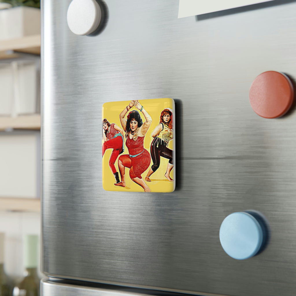 Pashto Chubs - Porcelain Magnet, Square - www.desimovies.biz