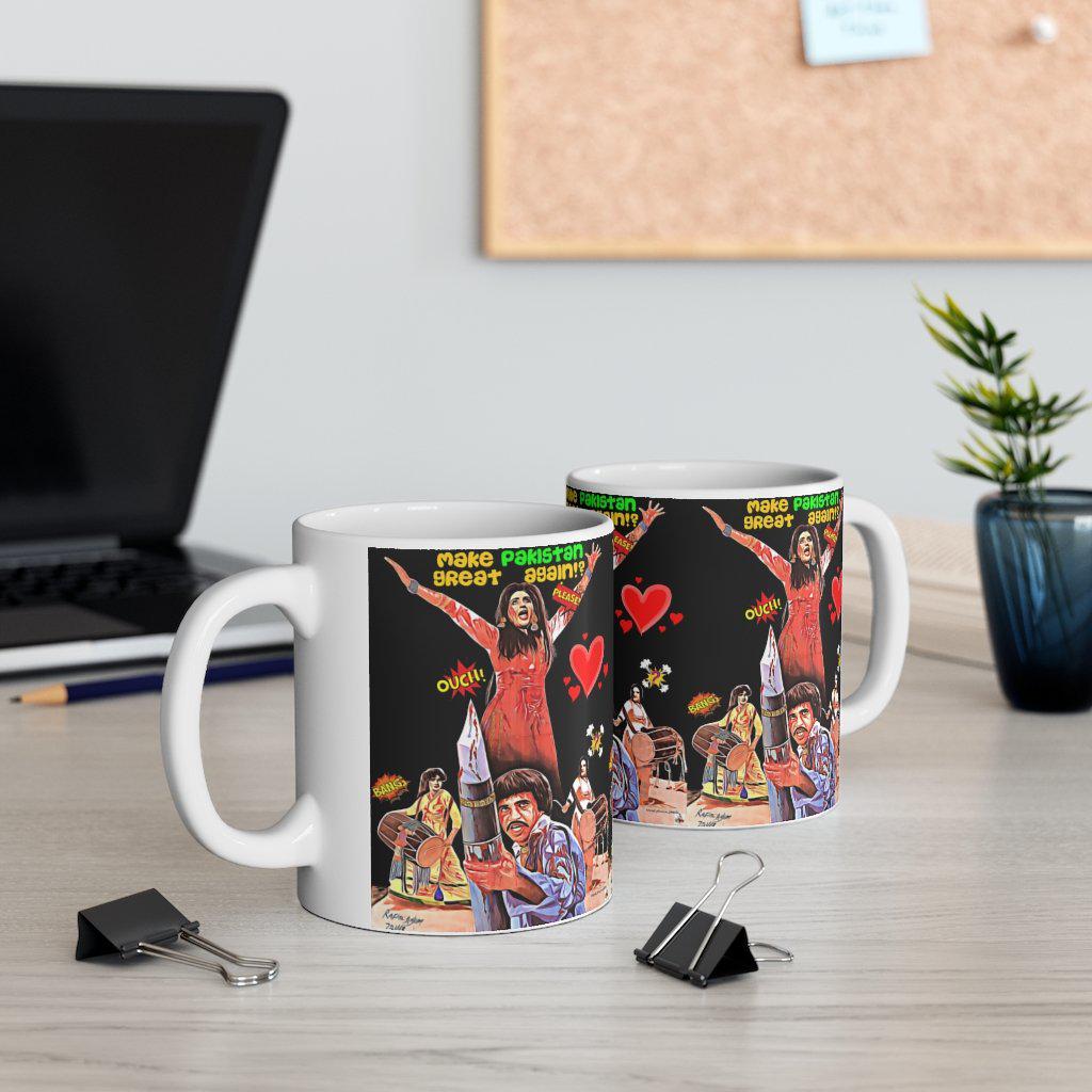 Make Pakistan Great Again Ceramic Mug 11oz - www.desimovies.biz