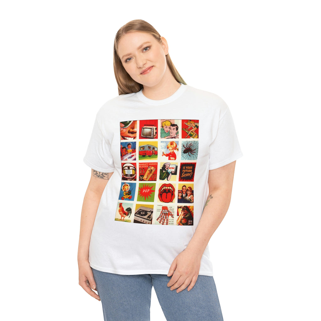Old Pop Art Adverts - Bad Boy Habits - Unisex Heavy Cotton Tee - www.desimovies.biz