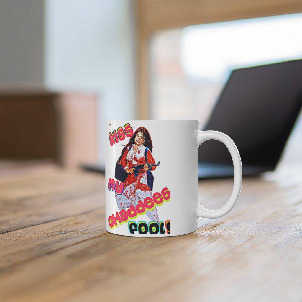 Kiss My Chaddees - Ceramic Mug 11oz - www.desimovies.biz