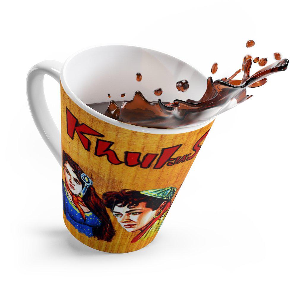 Khul Ja Sim Sim Latte mug - www.desimovies.biz