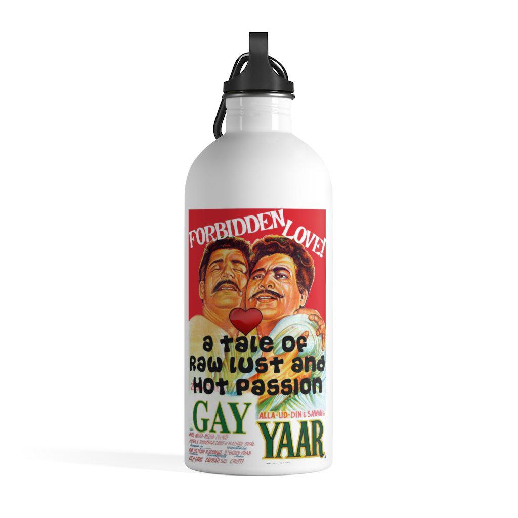 Gay Yaar - Stainless Steel Water Bottle - www.desimovies.biz
