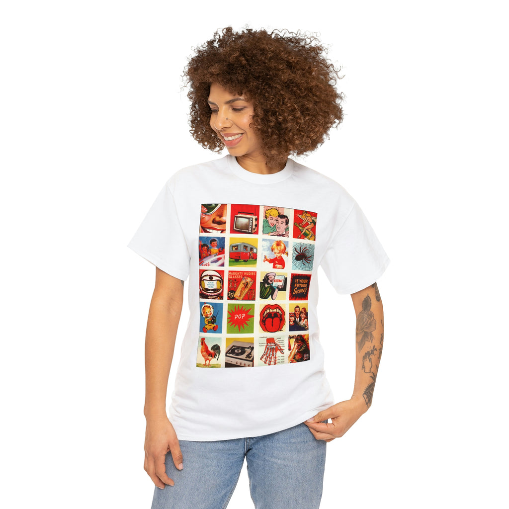 Old Pop Art Adverts - Bad Boy Habits - Unisex Heavy Cotton Tee - www.desimovies.biz