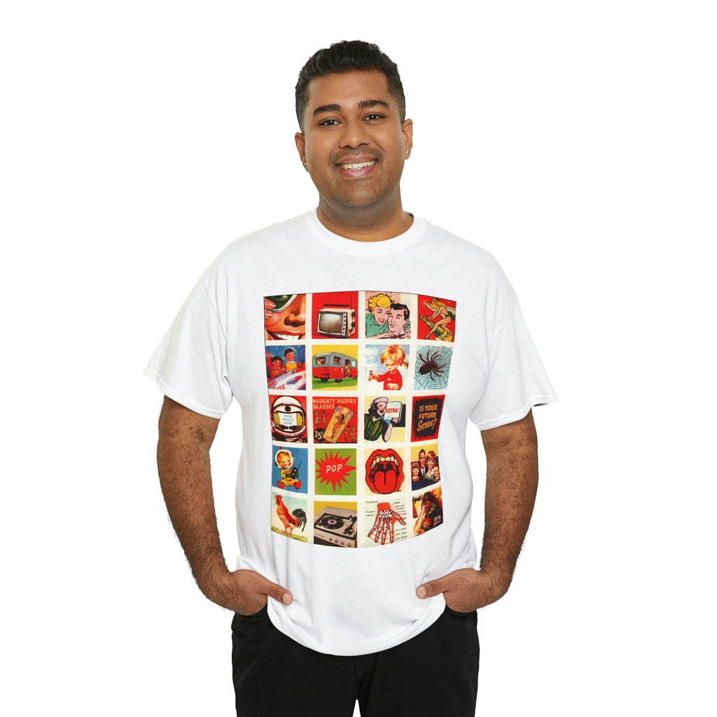 Old Pop Art Adverts - Bad Boy Habits - Unisex Heavy Cotton Tee - www.desimovies.biz