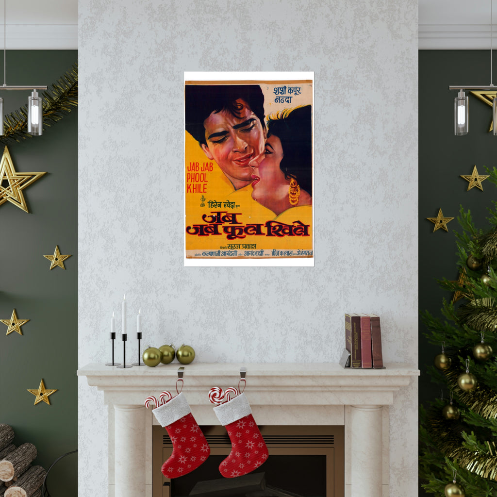 Jab Jab Phool Khile (1965) Premium Matte Vertical Posters - www.desimovies.biz