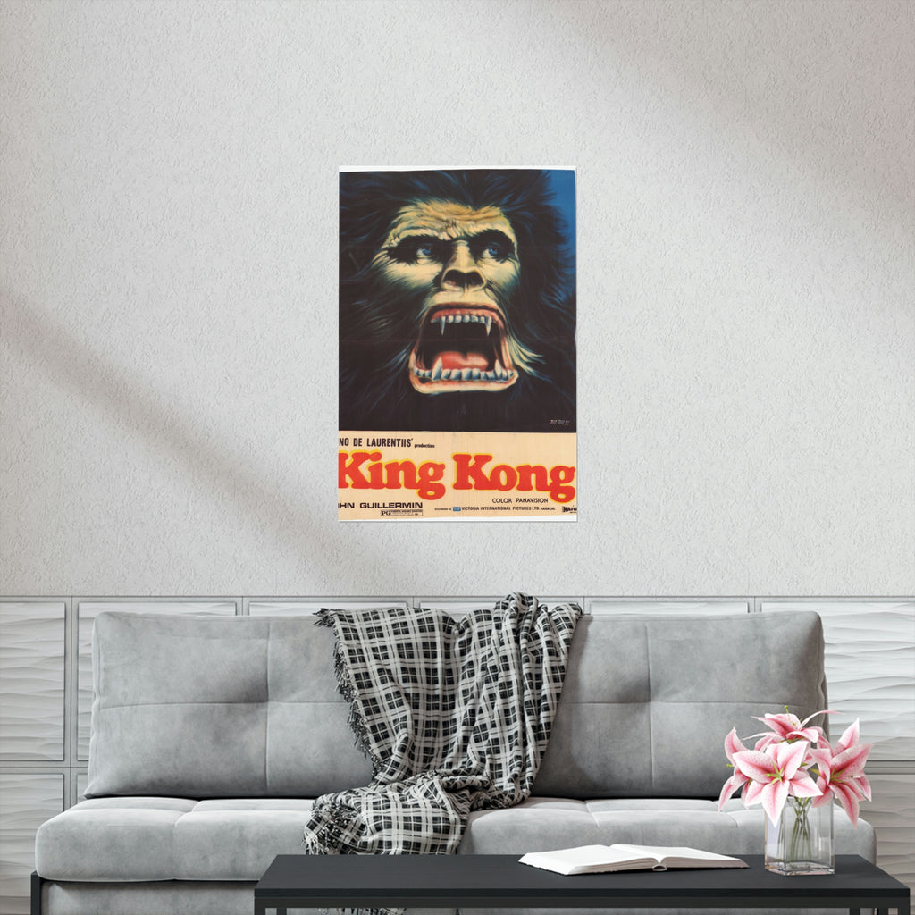 King Kong 1976 Pakistani - Premium Matte Vertical Posters - www.desimovies.biz