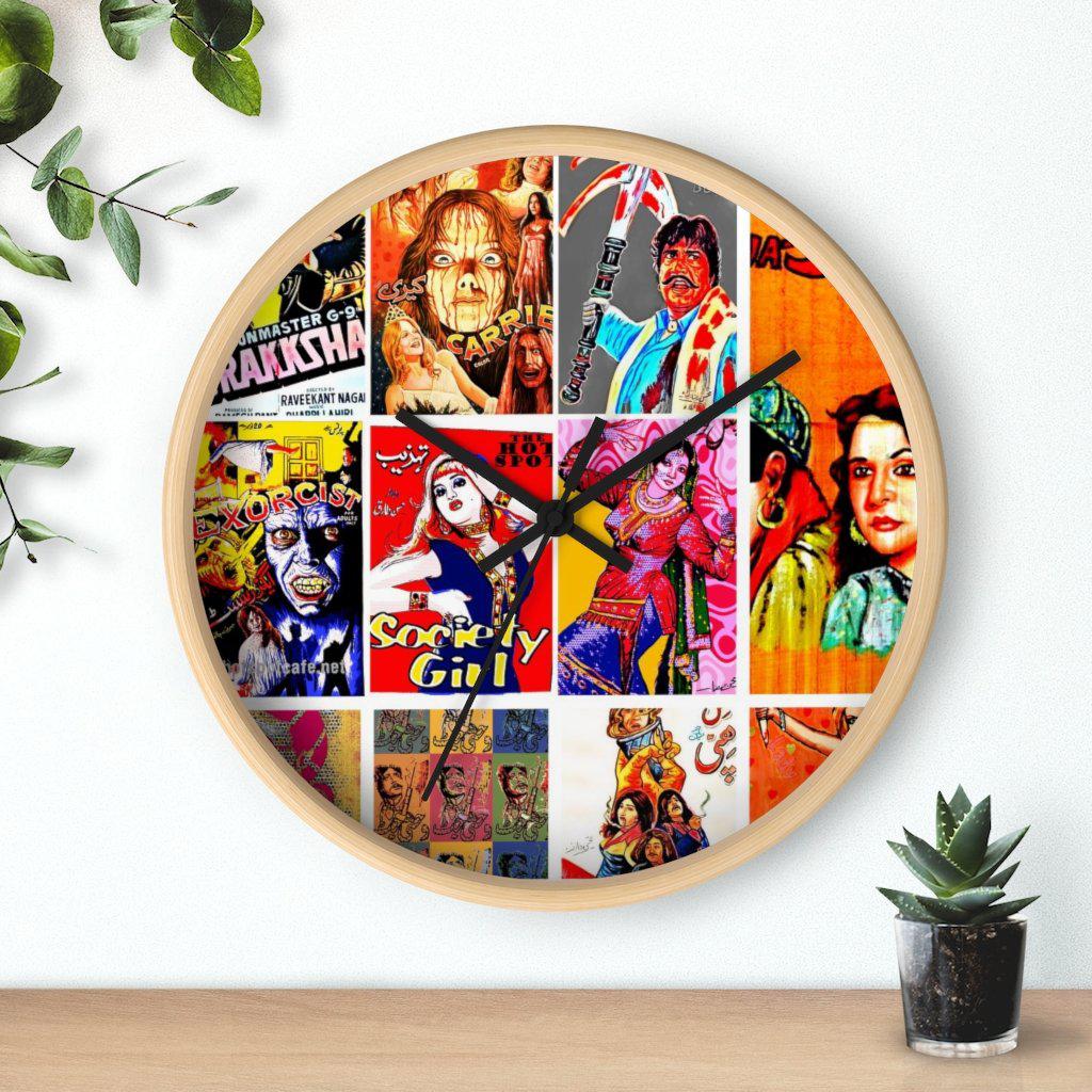 Classic Poster Art - Wall clock - www.desimovies.biz