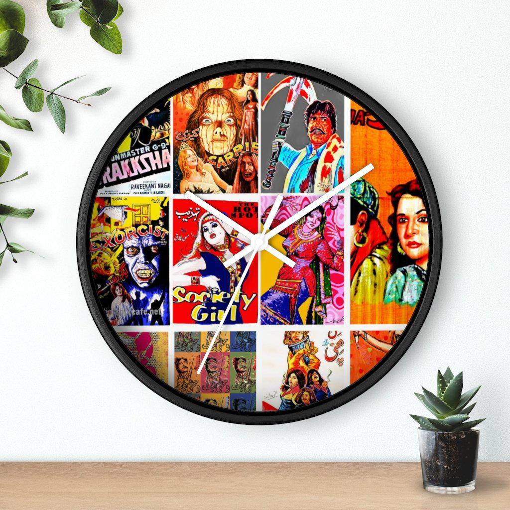 Classic Poster Art - Wall clock - www.desimovies.biz