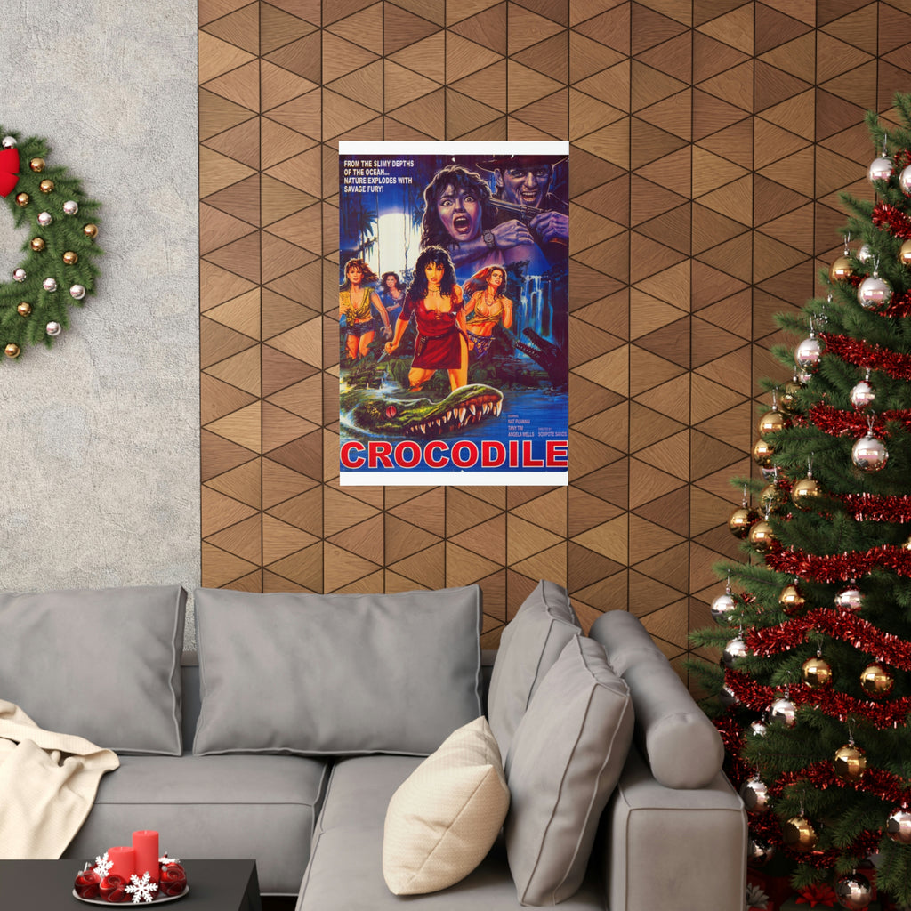 Crocodile (1989) Original - Premium Matte Vertical Posters - www.desimovies.biz