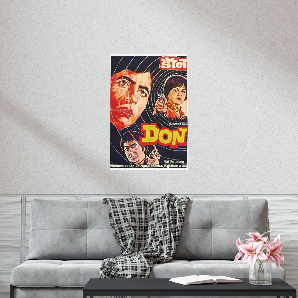 DON (1978) Rare Black - Premium Matte Vertical Posters - www.desimovies.biz