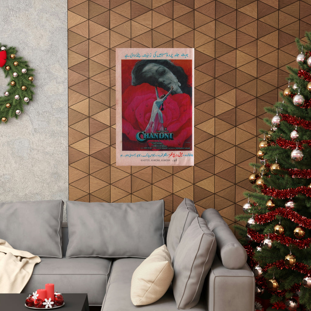 Chandni (1989) Premium Matte Vertical Posters - www.desimovies.biz