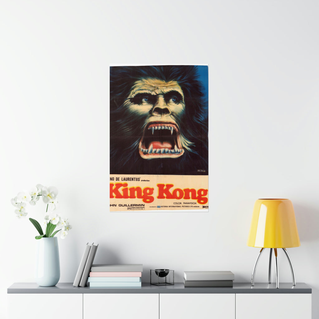 King Kong 1976 Pakistani - Premium Matte Vertical Posters - www.desimovies.biz