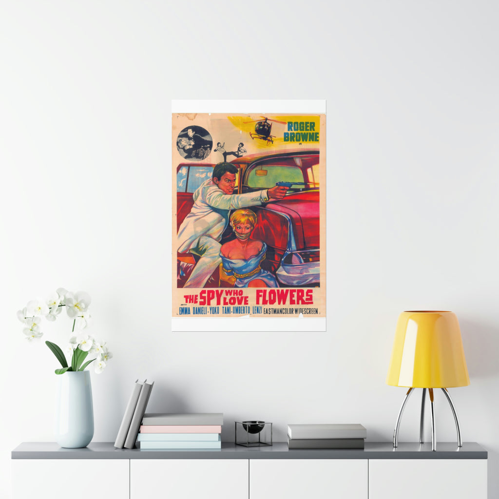 The Spy Who Loved Flowers - Premium Matte Vertical Posters - www.desimovies.biz