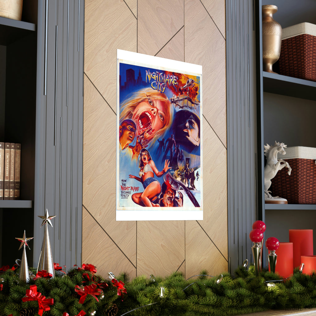 Nightmare City - Pakistani Poster Print - Premium Matte Vertical Posters - www.desimovies.biz