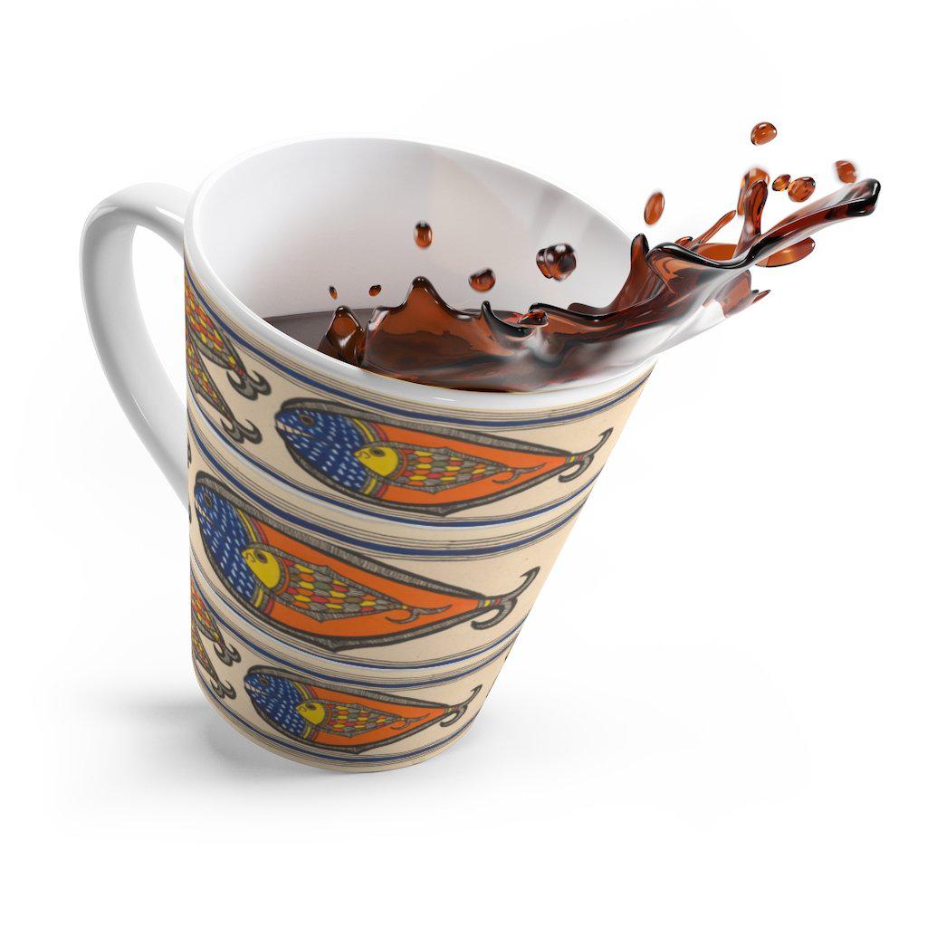 Madhubani Art Latte mug - www.desimovies.biz