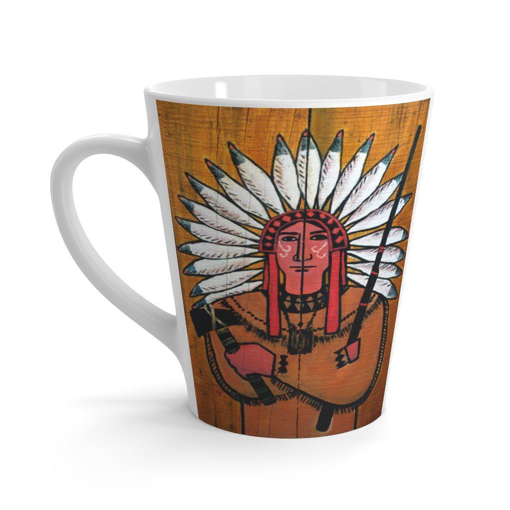 The Last Tomahawk Latte mug - www.desimovies.biz
