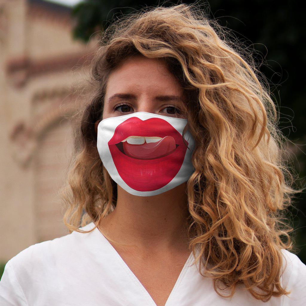 Hot Lips - Snug-Fit Polyester Face Mask - www.desimovies.biz