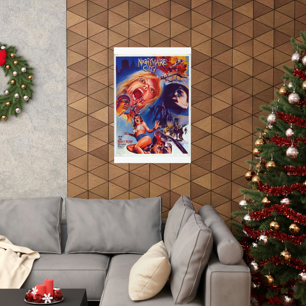 Nightmare City - Pakistani Poster Print - Premium Matte Vertical Posters - www.desimovies.biz
