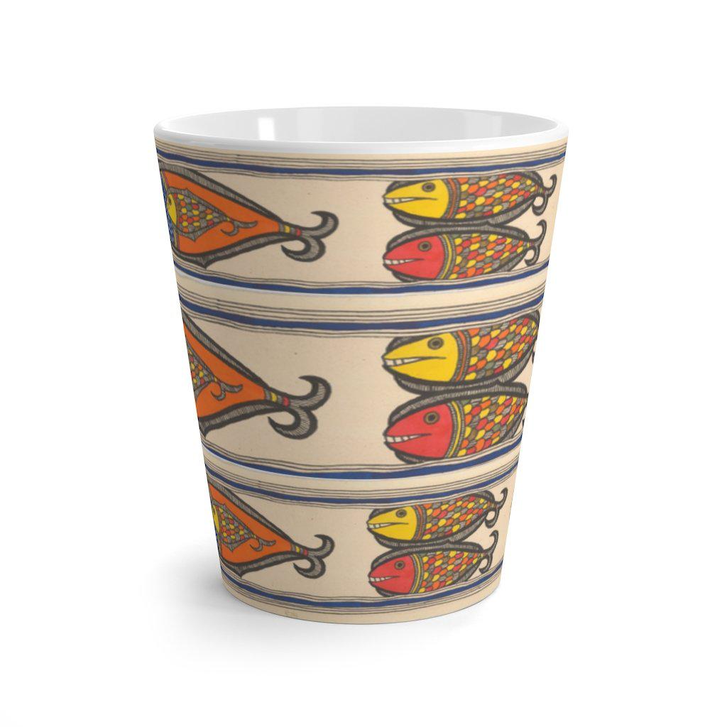 Madhubani Art Latte mug - www.desimovies.biz