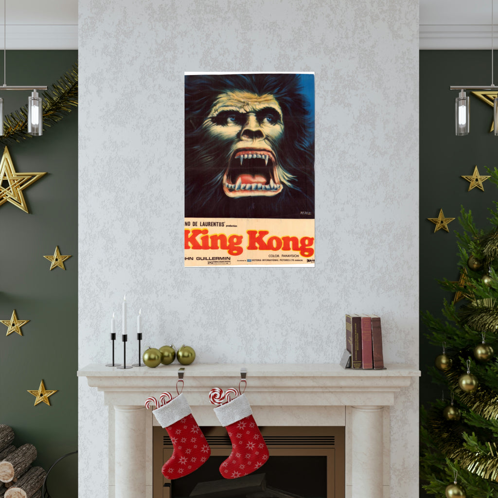 King Kong 1976 Pakistani - Premium Matte Vertical Posters - www.desimovies.biz
