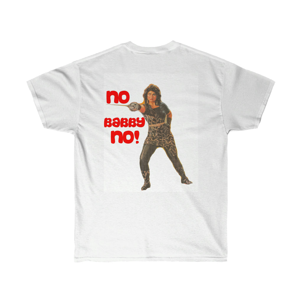 Supergirl & No Babby No - Unisex Ultra Cotton Tee - www.desimovies.biz