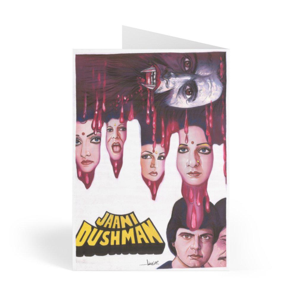 Jaani Dushman - Painted - Greeting Cards (8 pcs) - www.desimovies.biz