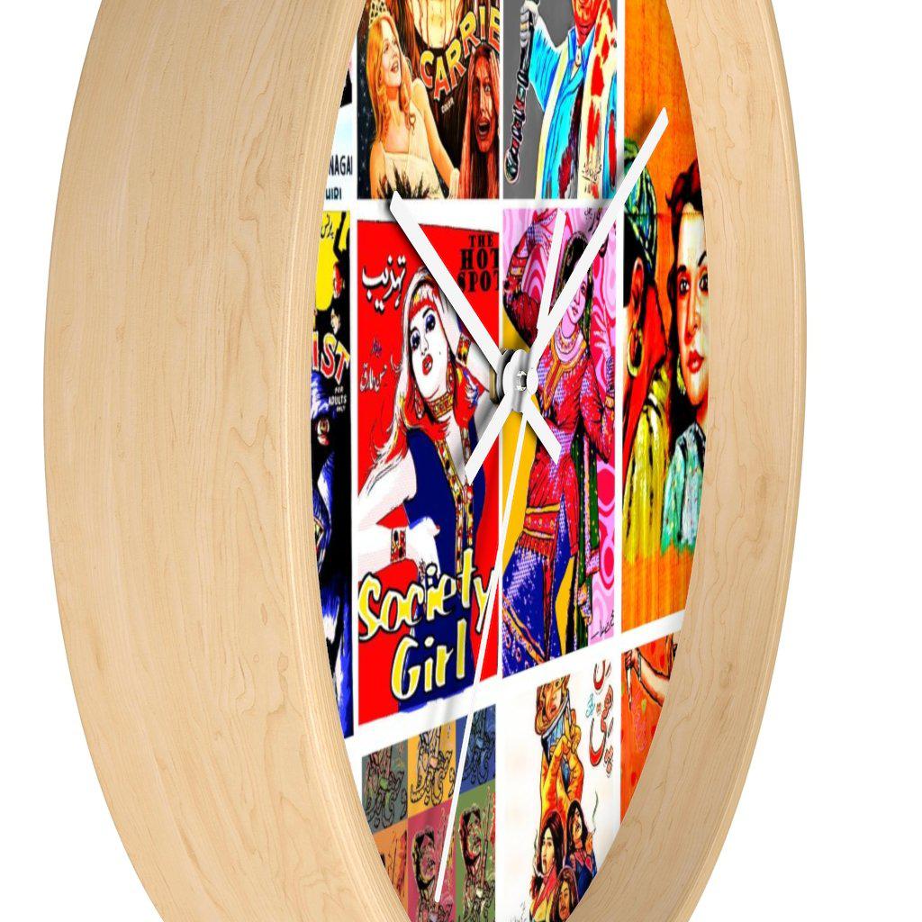 Classic Poster Art - Wall clock - www.desimovies.biz