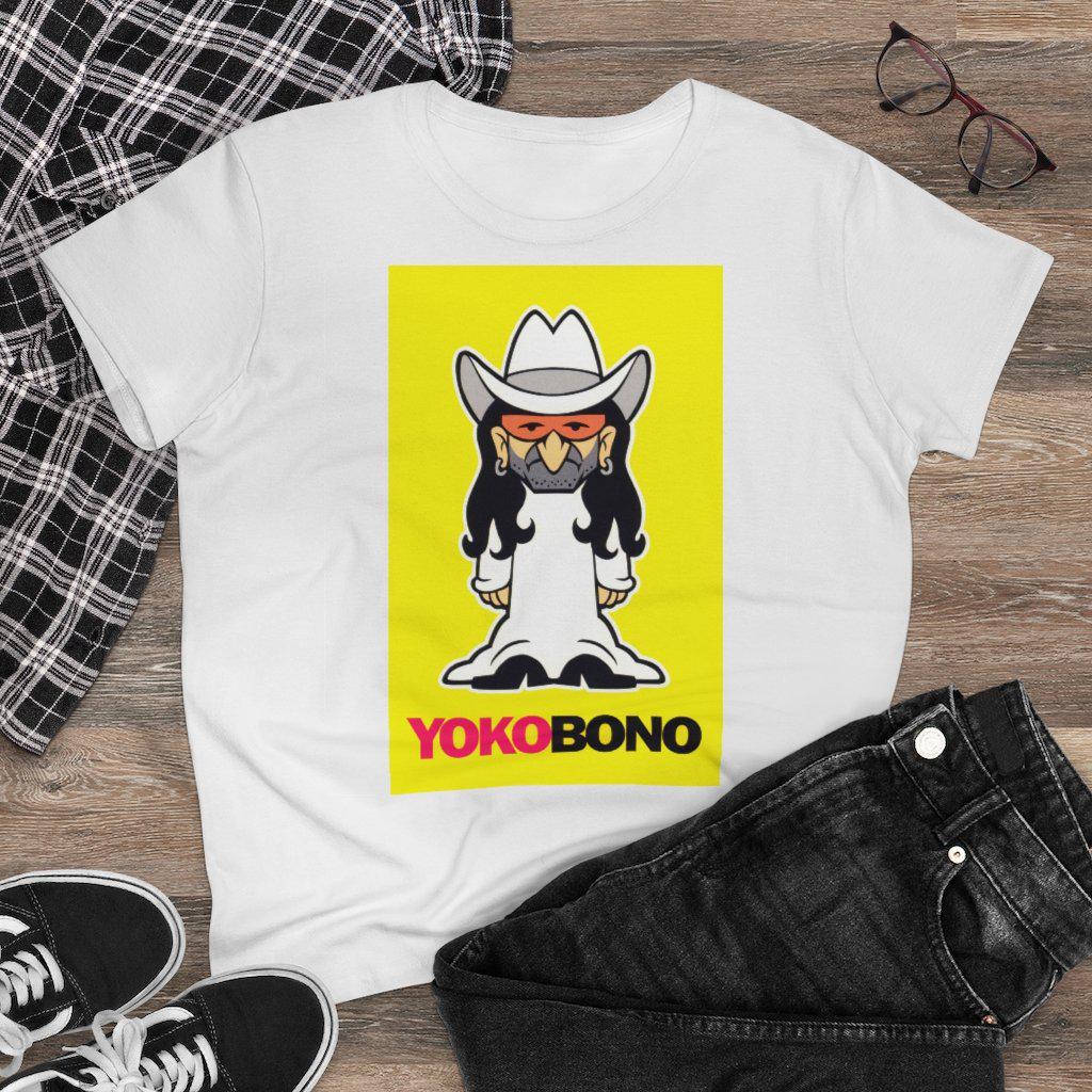 Yoko Bono - Women's Heavy Cotton Tee - www.desimovies.biz
