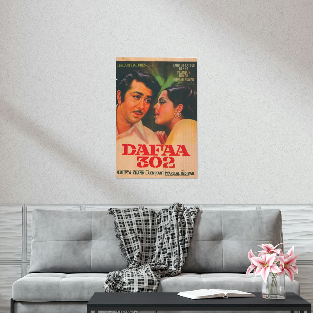 Dafaa 302 (1975) Premium Matte Vertical Posters - www.desimovies.biz
