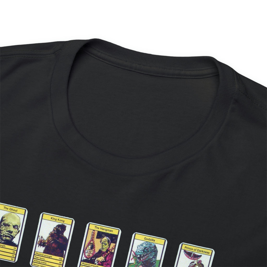 Top Trumps Horror Cards - Unisex Heavy Cotton Tee - www.desimovies.biz